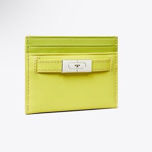 TORY BURCH T CARD CASE IN YELLOW BLAZE